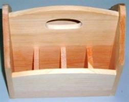 DECOUPAGE CESTINO P/OGGETTI LEGNO 17X11X17 2LE110