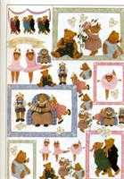 CARTA DECOUPAGE FERRARIO 50X70 BEARS 1057