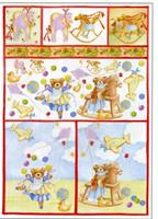 CARTA DECOUPAGE FERRARIO 50X70 BIMBO 1097