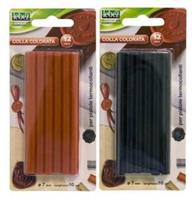 COLLA PER PISTOLA A CALDO ROSSO/NERO D.7 10CM CF12 LEBEZ 80426