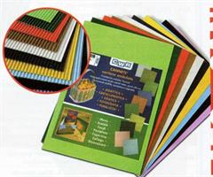 CARTONCINO ONDULATO CWR 50X70 COL.ASS.TI CF10 2205