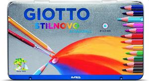 PASTELLI GIOTTO STILNOVO ACQUERELLABILI PZ12 SCAT. MET. 25620000