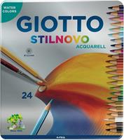 PASTELLI GIOTTO STILNOVO ACQUERELLABILI PZ24 SCAT. MET. 25630000