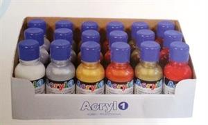 TEMPERA CMP 125ML ACRILICA COL. METAL EXPO 18PZ 402DESK2