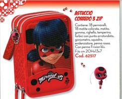 ASTUCCIO 3ZIP MIRACULOUS C/ PENNA FRIXION 62517 60508
