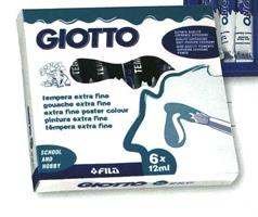 TEMPERA GIOTTO TUB.4/02 12ML GIALLO PZ6 352002