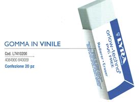 GOMMA LYRA BIANCA 62X22 IN VINILE ORLOW-TECHNO CF20 L7410200