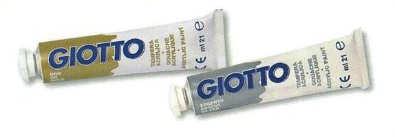 TEMPERA GIOTTO TUB.7 21ML ARGENTO PZ6 35740000