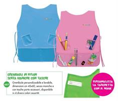GREMBIULE LEBEZ IN NYLON SENZA MANICHE C/TASCHE 80471