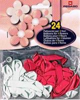 PALLONCINI PER 4 FIORI DA24 ROSA CF12 PB033/23A