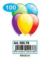 PALLONCINI CM.28 COLORI ASSORTITI CF100 55578