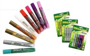 GLITTER COLL CIAC 10,5ML ARGENTO 6TUBETTI 2921/AG