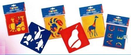 STENCIL CMP 6PZ ASS.TI 14,5X14,5 6CF 760STASS 181