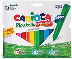 PASTELLI CARIOCA CERA JUMBO TRIANGOLARE AS12PZ CF6 42671