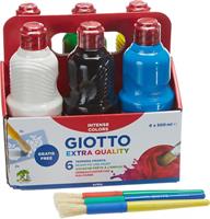 TEMPERA GIOTTO 500ML 6FLACONI COL ASS. 533200