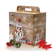 SCATOLA CARTONE NATALE C/MAN 43X26X34 CF15 MAX 7KG 400S/V109