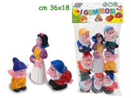 GOGO GOMMOSI 7 NANI CON PRINCIPESSA 6 ASS 36CM 70625 TEOREMA 804