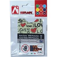 PORTA CARD SCUDO LIGHT 1 SLOT COL. ASS. ALPLAST DA 2 100870