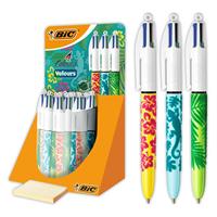 PENNA BIC 4 COLORI VELVET COL ASSORTITI EXPO 30PZ 9672781