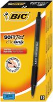 PENNA BIC SOFT FEEL GRIP SCATTO NERO CF12 837397