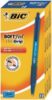 PENNA BIC SOFT FEEL GRIP SCATTO BLU CF12 837398