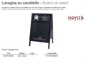 LAVAGNA NERA SU CAVALLETTO 95,5X60CM ADHP-160WD
