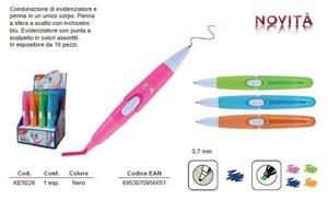 PENNA CON EVIDENZ. COMBI BLUEK WMZ EXPO 16 PZ COL. ASS. KE5026