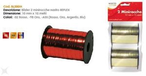 ROCCHETTI 10MT 10MM METAL ROSSO DA 2 SCATTO BL200M-02