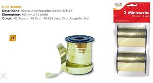 ROCCHETTI 10MT 10MM METAL ORO DA 2 SCATTO BL200M-98