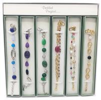 BRACCIALI DONNA BRONZO E PIETRE NATURALI EXPO 6PZ 10510510 075