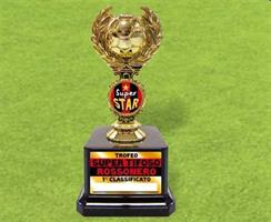 MILAN TROFEO SUPERSTAR H.16CM C/APPL.RESIN.IN RILIEVO 5868 M