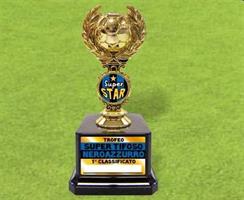 INTER TROFEO SUPERSTAR H.16CM C/APPL.RESIN.IN RILIEVO 5868 I