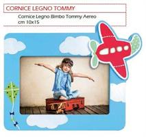 CORNICE BIMBO LEGNO TOMMY AEREO 10X15CM HP846 156