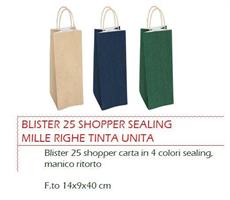 PORTABOTTIGLIA SHOPPERS 14x9x40 ASSORTITE FLORIO CF25 73754