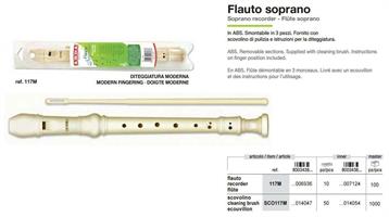 FLAUTO ARDA DIGITAZIONE MODERNA C/SCOV.CF10+CESTINO OMAG.117MP10