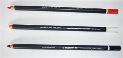 MATITA STAEDTLER NORIS GLASOCHROM.PERM BIANCA PZ12 108 20-0