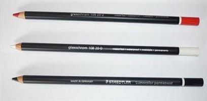 MATITA STAEDTLER NORIS GLASOCHROM.PERM ROSSO PZ12 108 20-2