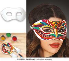 CARNEVALE MASCHERA DA DIPINGERE 12074