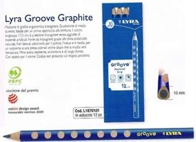 MATITA LYRA TRIANG.ERGONOMICA GROOVE SLIM PZ12 L1760100