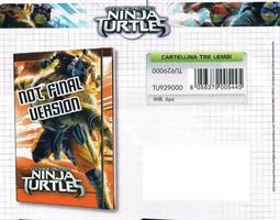 NINJA TURTLES CARTELLA C/ELASTICO CF6 TU929000