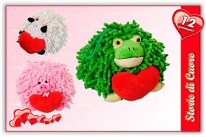 ANIMALETTO A PALLA C/CUORE 3ASS 557703
