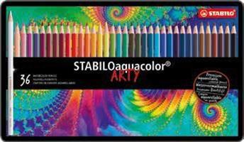 PASTELLI STABILO ACQUERELLABILI AQUACOLOR METAL 36PZ 1636-5