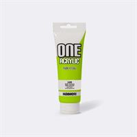 COLORI ACRILICI TUBO ONE 120ML GIALLO VERDASTRO M1019120