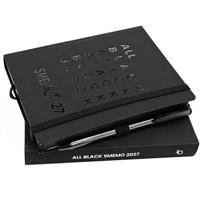 DIARIO SMEMORANDA 2026/2027 12 MESI ALL BLACK GIORN SMMR00150