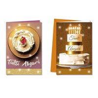 BIGLIETTI AUGURI COMPLEANNO FEMMINILE CROMO CF12 BC.9064