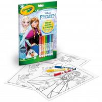 CRAYOLA ALBUM DA COLORARE CON ATTIVITA' FROZEN 04-5900